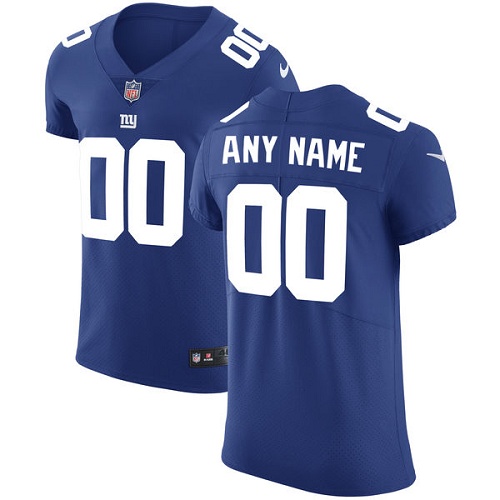 Nike New York Giants Customized Royal Blue Team Color Stitched Vapor Untouchable Elite ...