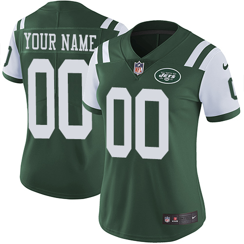 Nike New York Jets Customized Green Team Color Stitched Vapor ...