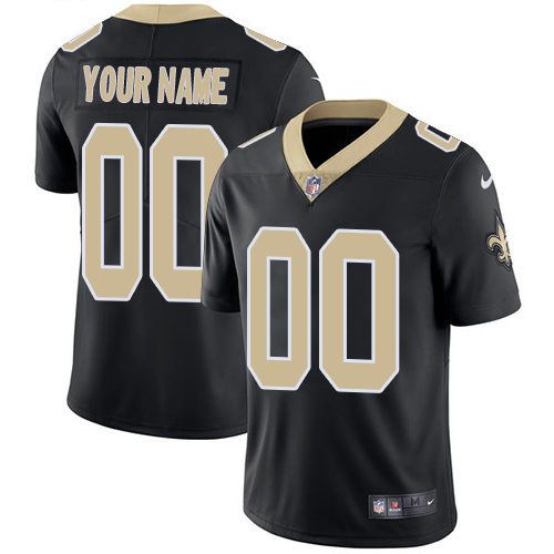 Nike New Orleans Saints Customized Black Team Color Stitched Vapor Untouchable Limited ...