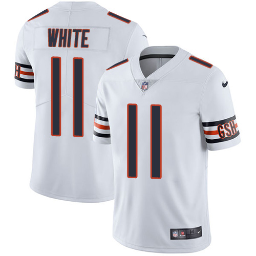 Nike Bears #11 Kevin White White Men's Stitched NFL Vapor Untouchable ...